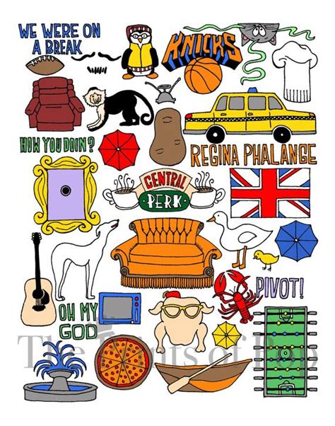 Friends Tv Show Ultimate Fan Package Print And Sign Free Etsy
