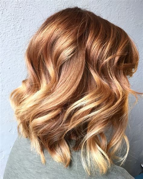 Hair color specialist, john blue takes model roxy from platinum blonde to a warm, deep golden copper. Pin on HAIR: colors, cut and styles by Sara Pecora