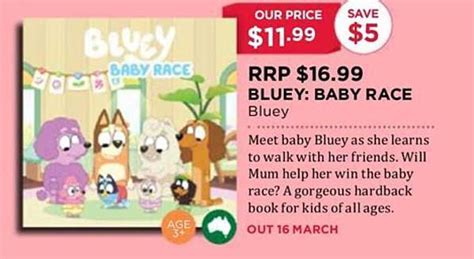 Bluey Baby Race Offer At Big W