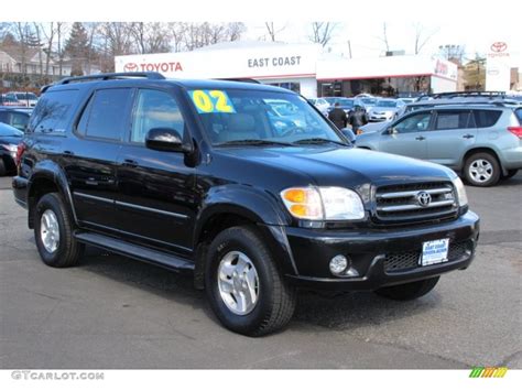 2002 Black Toyota Sequoia Limited 4wd 90852224 Car