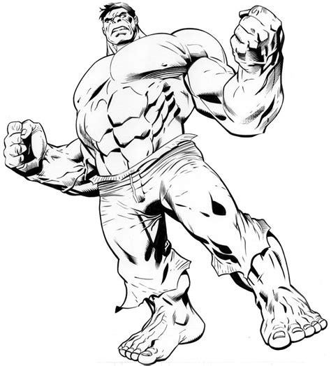 Dibujo De Hulk Para Colorear E Imprimir