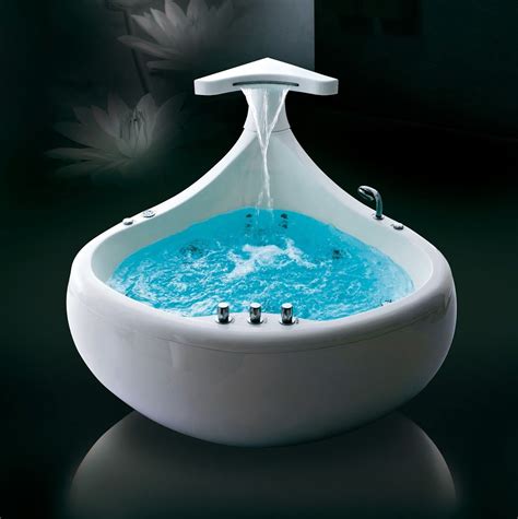 Size of your bathroom and what size whirlpool will fit there. Thalassor Baleina Whirlpool Tub | Small bathtub, Bathtub ...