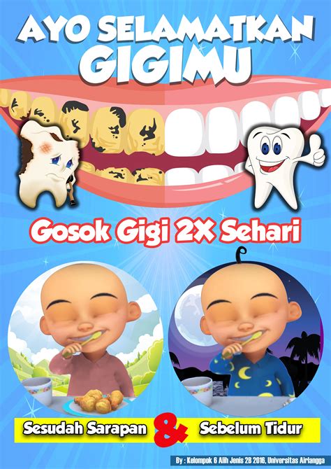 Bagi ibu bapa yang ada anak kecil, pernah cuba untuk memberus gigi mereka? Poster Kesehatan Gigi | Kesehatan gigi, Kesehatan anak ...