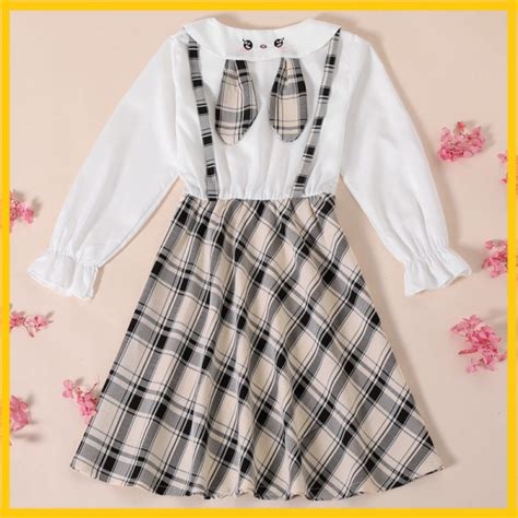 Ready Stock💖3 10tahun Baju Budak Perempuankids Dressgirl Long Sleeve
