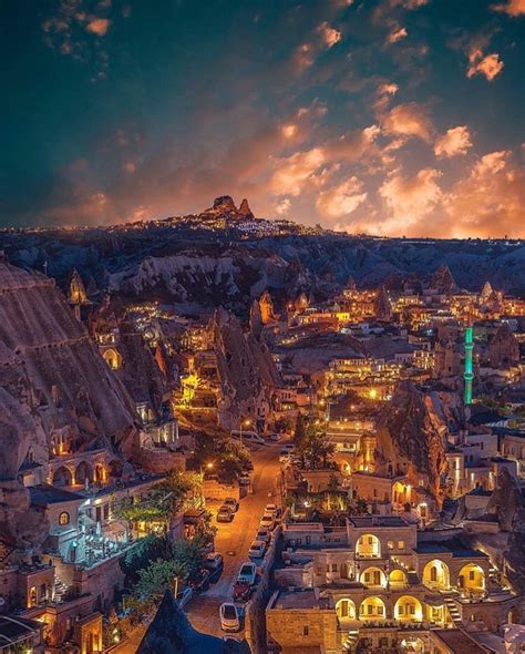 Night Lights Of Cappadocia Turkey Photo By © Ilkinkaracan Vacation