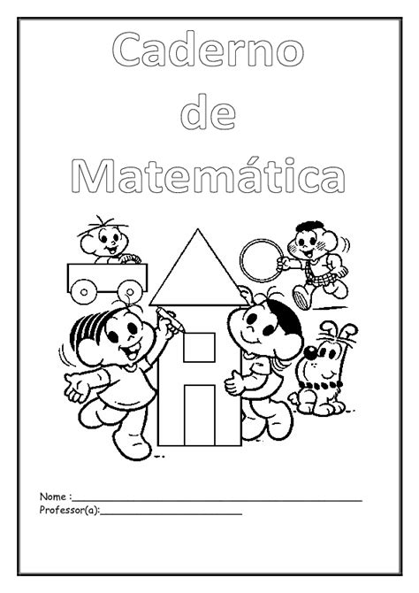 Educar X Capas Para Caderno De Matemática