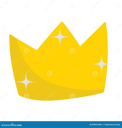 Crown Monarchy Royal Hierarchy King Queen Isolated Design Icon Cartoon