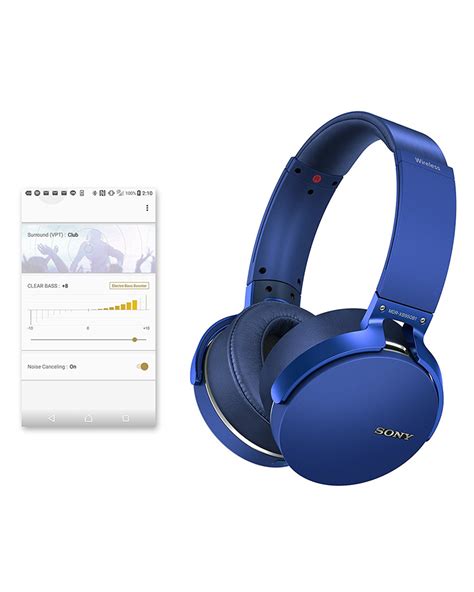 Customize sony headphones with a linkage function for this app to your liking. Sony MDR-XB950B1 | Extra Bass Wireless Headphones | with ...