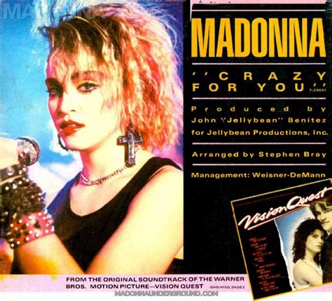Vision Quest Crazy For You Madonnaunderground