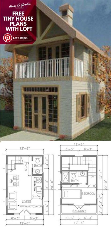 Important Inspiration Tiny House Plans With Loft Free House Plan Ideas