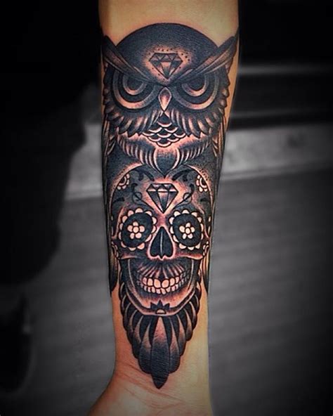 50 Owl And Skull Tattoo Ideas For Your First Ink