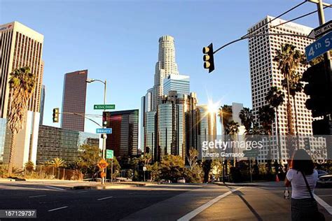Los Angeles Panorama View Photos And Premium High Res Pictures Getty