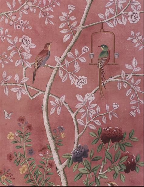 Hand Painted Wallpaper Chinoiserie Inspiration From You