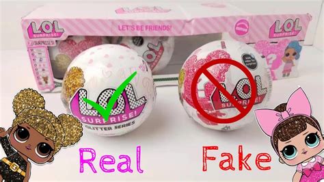 Fake Vs Real Lol Surprise Glitter Series Youtube