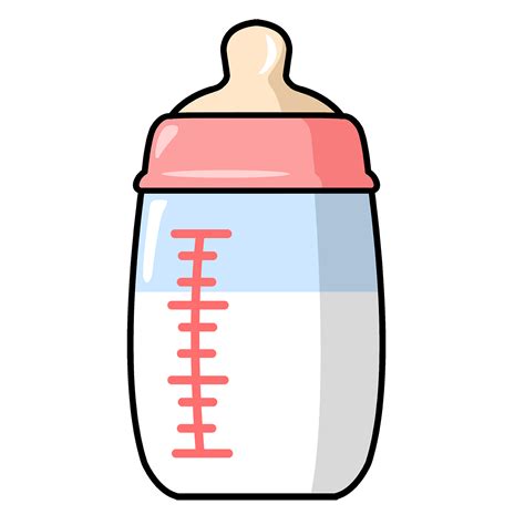 Cute Baby Bottle Clipart