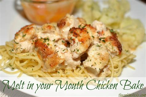 Spread the sour cream mixture on. Melt in your Mouth Chicken Bake - The Cookin Chicks