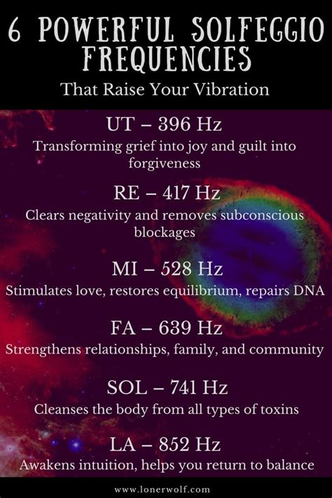 6 Powerful Solfeggio Frequencies That Raise Your Vibration Artofit