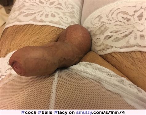 Cock Balls Lacy Panties Cockinpanties Crossdresser Cd