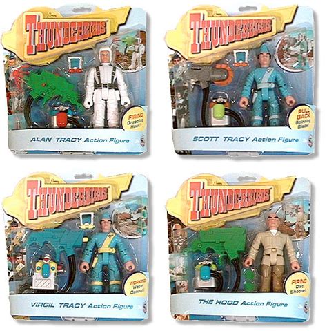 Thunderbirds 40th Anniversary Action Figures Fabgear Usa Classic