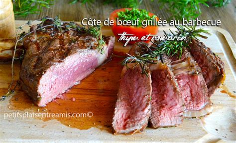 Recette côte de bœuf grillée au barbecue