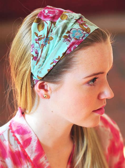 Large Floral Print Headbands By Caro London