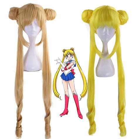 Sailor Moon Brand New Sailor Moon Tsukino Usagi Long Curly Blonde