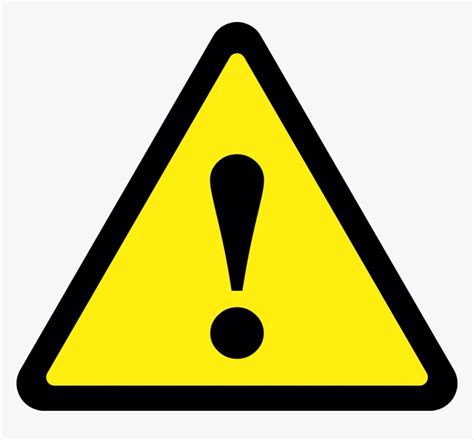 Download This High Resolution Attention Png Picture Warning Sign Png