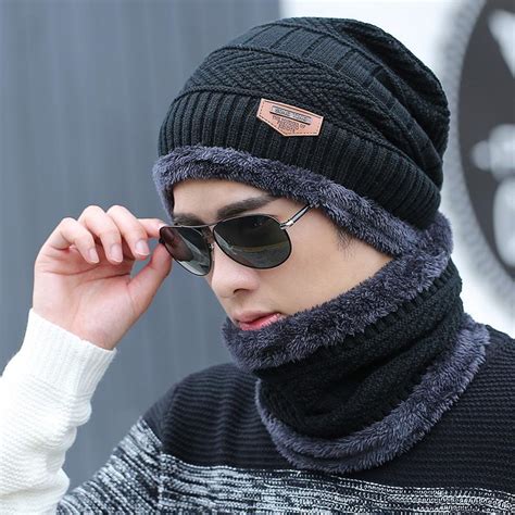 Winter Warm Beanies Hats Acrylic Skullies Hip Hop Soft Knitted Hat