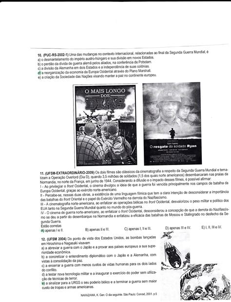 Atividades Sobre A Ditadura Militar