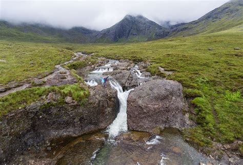 Flying Over The Fairy Pools On The Isle Of Skye Earth Trekkers