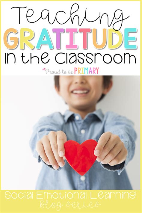 The Gratitude Lesson For Your Class For Which Youll Be Grateful