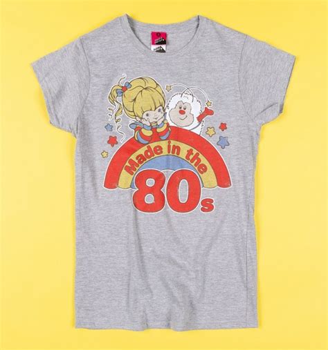Womens Rainbow Brite Made In The 80s Fitted T Shirt