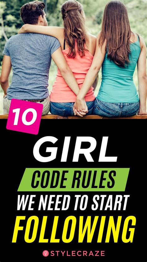 10 girl code rules we need to start following girl code rules girl code girl code quotes