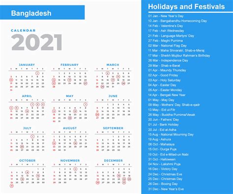 Bangladesh Government Holiday Calendar 2021 Life In Bangladesh Zohal
