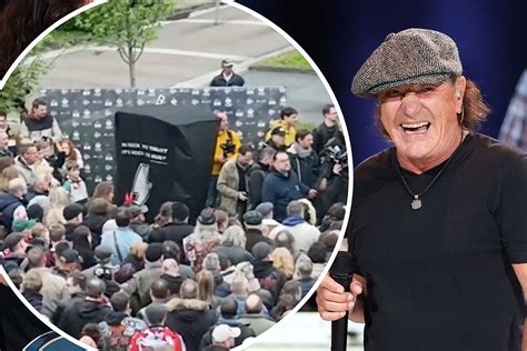 Brian Johnson Statue Unveiled Where He First Played With Acdc