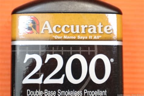 2 Accurate 2200 Smokeless Reloading Powder 222 223 17 19 20 Penny Start