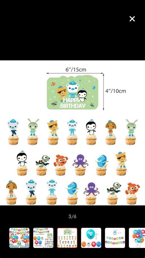 Octonauts Theme Party Packs Everything Else Others On Carousell