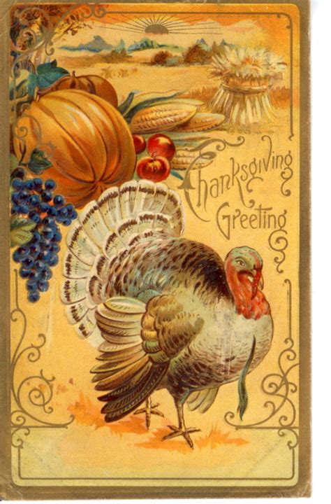 Vintage Thanksgiving Postcards Vintage Thanksgiving Greetings