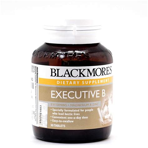 If symptoms persist contact your health care professional. Health Shop - Blackmores Executive B 30s