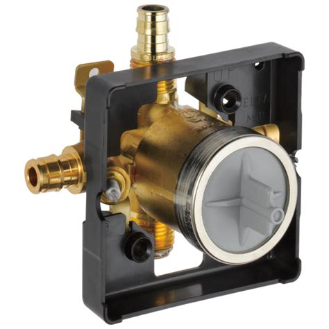 There are many shower valve manufacturers using different materials and technologies. MultiChoice® Universal Shower Rough - Prefab PEX Cold ...