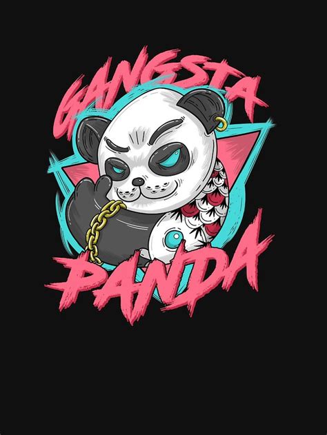 Gangsta Panda Essential T Shirt By Benrey1293 Graffiti Characters