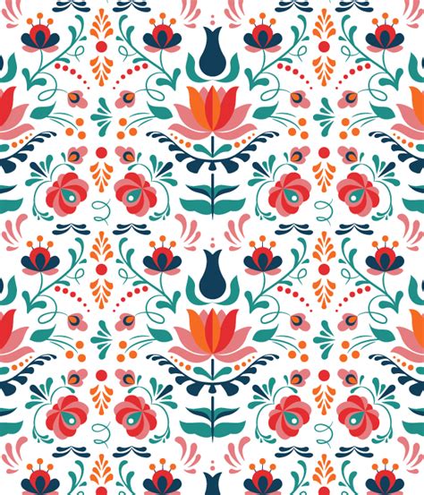 How To Design A Colorful Hungarian Folk Art Pattern In Adobe Illustrator