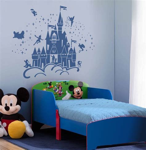 Disney Castle Characters Wall Sticker Art Decal Sticker By Wallchick On