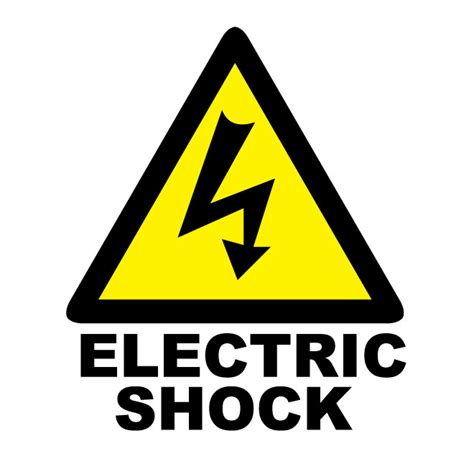 Electric Shock Signai Royalty Free Stock Svg Vector