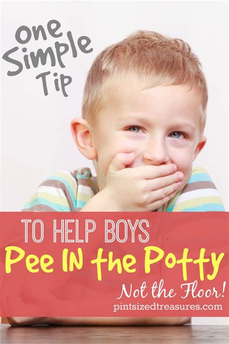 Three Simple Tips To Help Boys Pee In The Potty Not The Floor