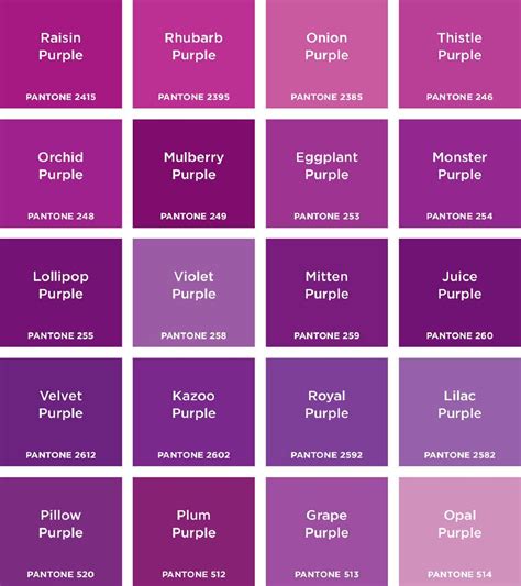 Shades Of Purple Hex