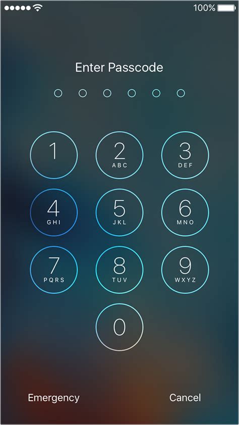 Ios Touch Id How Do I Make The Pin Pad Number Pad Pop Up When I