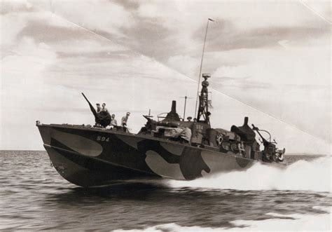 Pts In Camouflage Ready For Invasion Pt Boat Us Navy Ships Boat