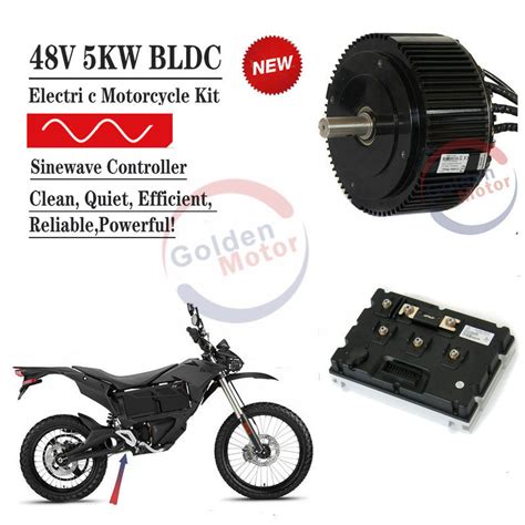 Golden Motor Brushless Dc Motor48v 5kw Electric Motorcycle Motor