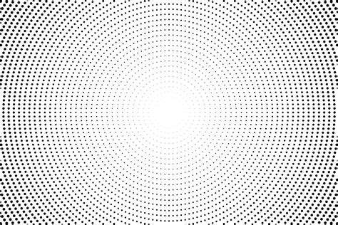 Radial Halftone Circle Pattern Graphic By Davidzydd · Creative Fabrica